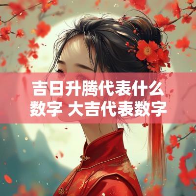 吉日升腾代表什么数字 大吉代表数字几