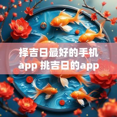 择吉日最好的手机app 挑吉日的app
