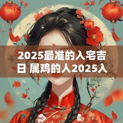 2025最准的入宅吉日 属鸡的人2025入宅吉日