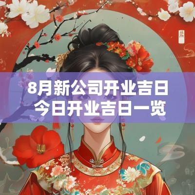 8月新公司开业吉日 今日开业吉日一览表