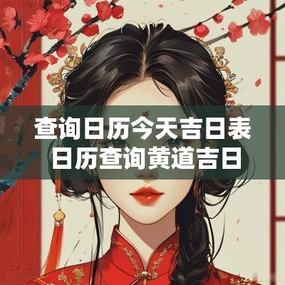 查询日历今天吉日表 日历查询黄道吉日2025年