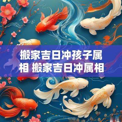 搬家吉日冲孩子属相 搬家吉日冲属相是指谁