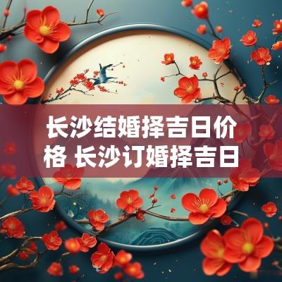 长沙结婚择吉日价格 长沙订婚择吉日哪里好