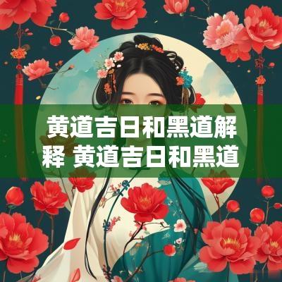黄道吉日和黑道解释 黄道吉日和黑道吉日分别是哪几个 黄道吉日和黑道解释 黄道吉日和黑道吉日分别是哪几个