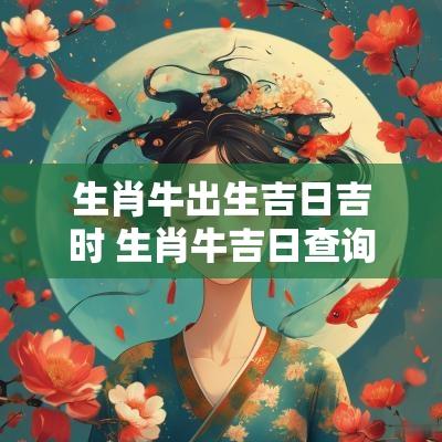 生肖牛出生吉日吉时 生肖牛吉日查询今日