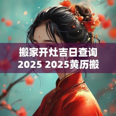 搬家开灶吉日查询2025 2025黄历搬家吉日查询