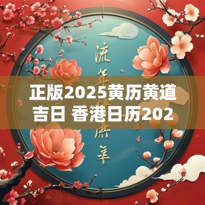 正版2025黄历黄道吉日 香港日历2025黄道吉日