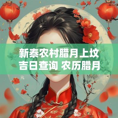 新泰农村腊月上坟吉日查询 农历腊月扫墓添土吉日