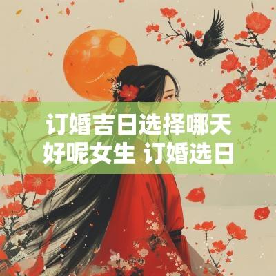 订婚吉日选择哪天好呢女生 订婚选日子3月哪天好