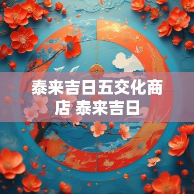 泰来吉日五交化商店 泰来吉日