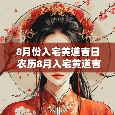 8月份入宅黄道吉日 农历8月入宅黄道吉日