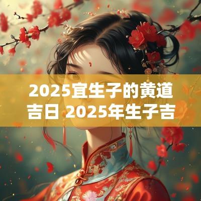 2025宜生子的黄道吉日 2025年生子吉日一览表