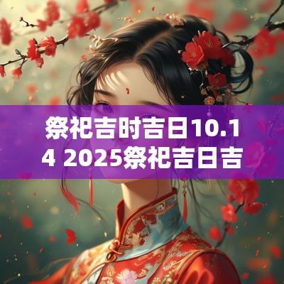 祭祀吉时吉日10.14 2025祭祀吉日吉时查询