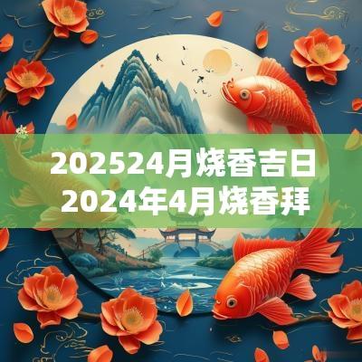 202524月烧香吉日 2025年4月烧香拜佛吉日表