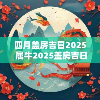 四月盖房吉日2025 属牛2025盖房吉日