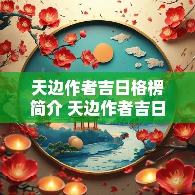 天边作者吉日格楞简介 天边作者吉日格楞结婚了吗
