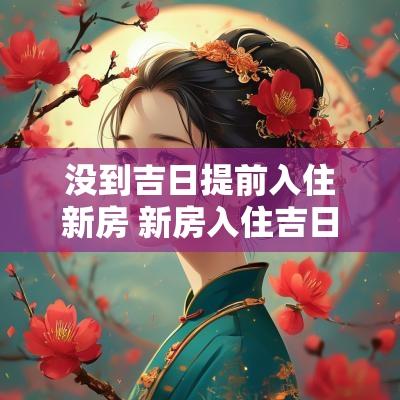 没到吉日提前入住新房 新房入住吉日