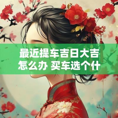 最近提车吉日大吉怎么办 买车选个什么吉日提车好