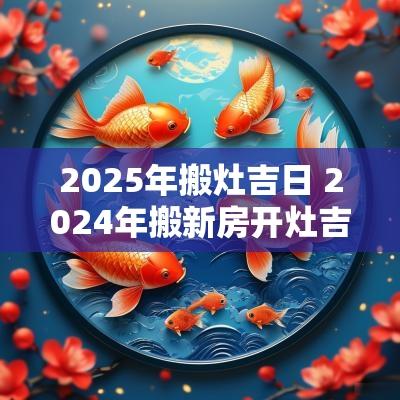 2025年搬灶吉日 2025年搬新房开灶吉日