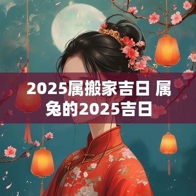 2025属搬家吉日 属兔的2025吉日