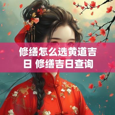 修缮怎么选黄道吉日 修缮吉日查询