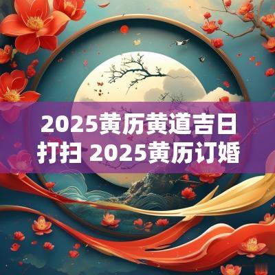 2025黄历黄道吉日打扫 2025黄历订婚黄道吉日