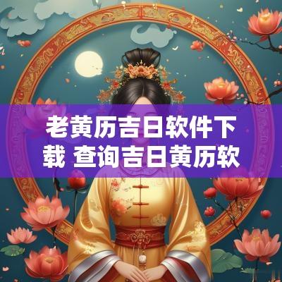老黄历吉日软件下载 查询吉日黄历软件下载免费