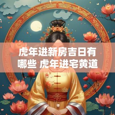 蛇年进新房吉日有哪些 蛇年进宅黄道吉日