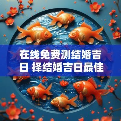 在线免费测结婚吉日 择结婚吉日最佳方法