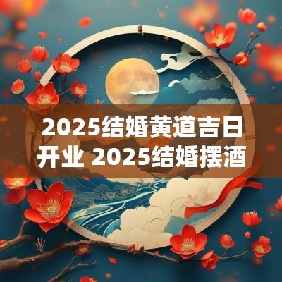 2025结婚黄道吉日开业 2025结婚摆酒黄道吉日