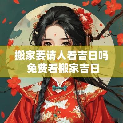 搬家要请人看吉日吗 免费看搬家吉日