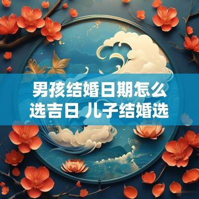 男孩结婚日期怎么选吉日 儿子结婚选吉日哪天最好