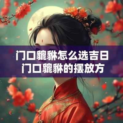 门口貔貅怎么选吉日 门口貔貅的摆放方法