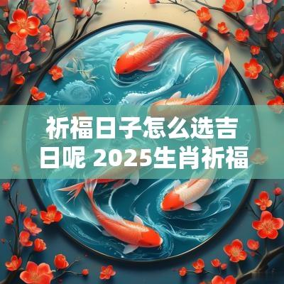 祈福日子怎么选吉日呢 2025生肖祈福吉日