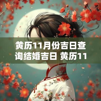 黄历11月份吉日查询结婚吉日 黄历11月搬家吉日