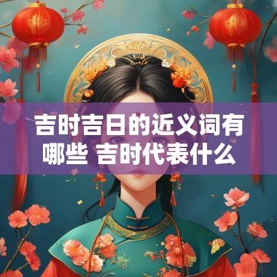 吉时吉日的近义词有哪些 吉时代表什么意义