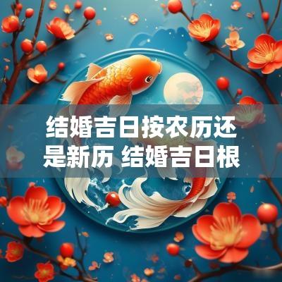 结婚吉日按农历还是新历 结婚吉日根据阳历还是阴历选