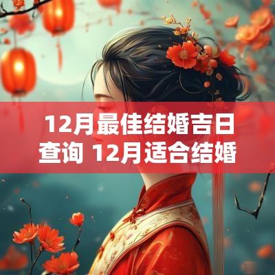 12月最佳结婚吉日查询 12月适合结婚的吉日有哪几天