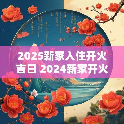 2025新家入住开火吉日 2025新家开火吉日一览表