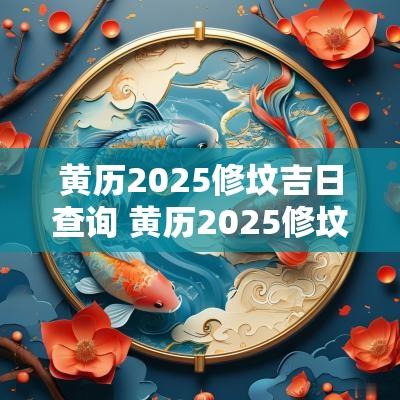 黄历2025修坟吉日查询 黄历2025修坟吉日