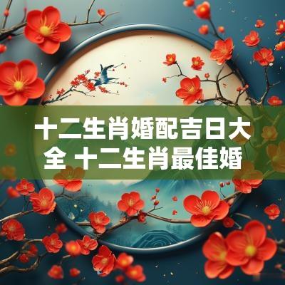 十二生肖婚配吉日大全 十二生肖最佳婚配对照表