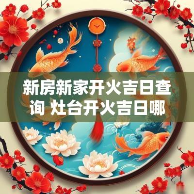 新房新家开火吉日查询 灶台开火吉日哪天最好