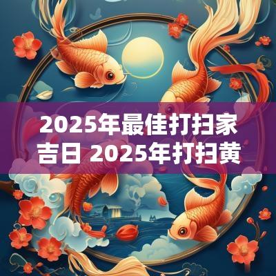 2025年最佳打扫家吉日 2025年打扫黄道吉日