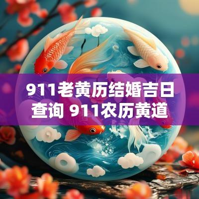 911老黄历结婚吉日查询 911农历黄道吉日查询
