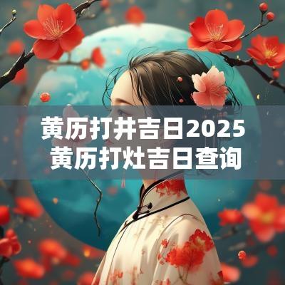 黄历打井吉日2025 黄历打灶吉日查询