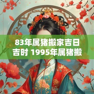 83年属猪搬家吉日吉时 1995年属猪搬家吉日