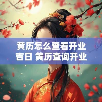 黄历怎么查看开业吉日 黄历查询开业吉日查询