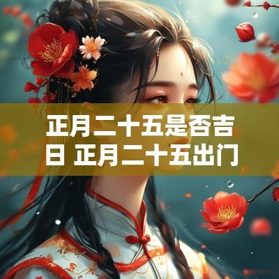 正月二十五是否吉日 正月二十五出门吉日查询