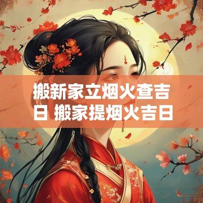 搬新家立烟火查吉日 搬家提烟火吉日
