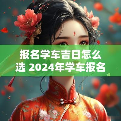报名学车吉日怎么选 2025年学车报名吉日